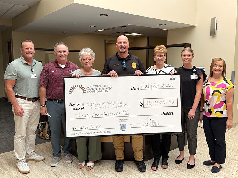 Knoxville Hospital & Clinics Recognizes the Knoxville Community Foundation for their Contribution&hellip;