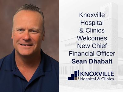 Knoxville Hospital & Clinics Welcomes New Chief Financial Officer Sean Dhabalt