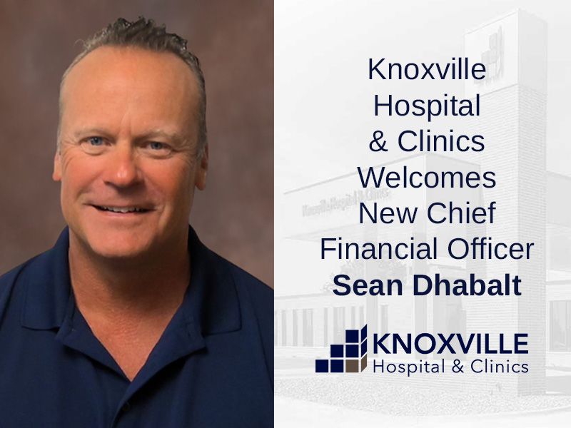 Knoxville Hospital & Clinics Welcomes New Chief Financial Officer Sean Dhabalt